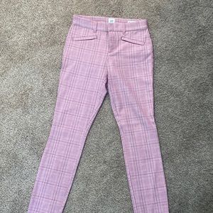 Gap plaid Trousers. 00 signature ankle skinny